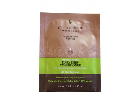 Macadamia intensyviai atstatantis kasdienis plaukų kondicionierius Daily Deep Conditioner 15ml